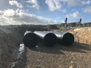 Installation Bassin de tamponnement - PEHD - DIEPPE (76)