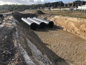 Installation Bassin de tamponnement - PEHD - DIEPPE (76)