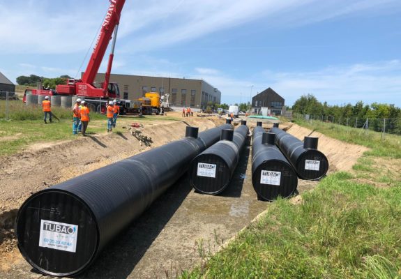 Bassin de stockage-restitution sous Avis-Technique - TUBAOTEC