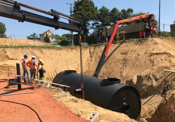 Bassin de stockage-restitution sous Avis-Technique - TUBAOTEC