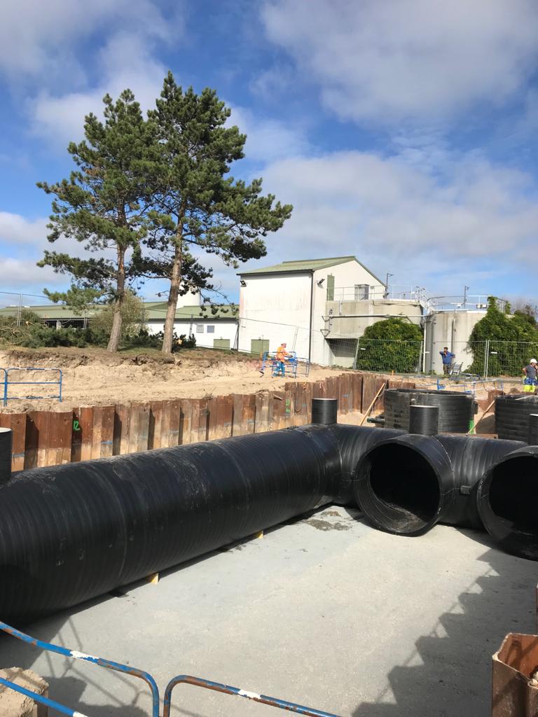 Réhabilitation d'une station d'épuration avec ajout d'un bassin stockage-restitution