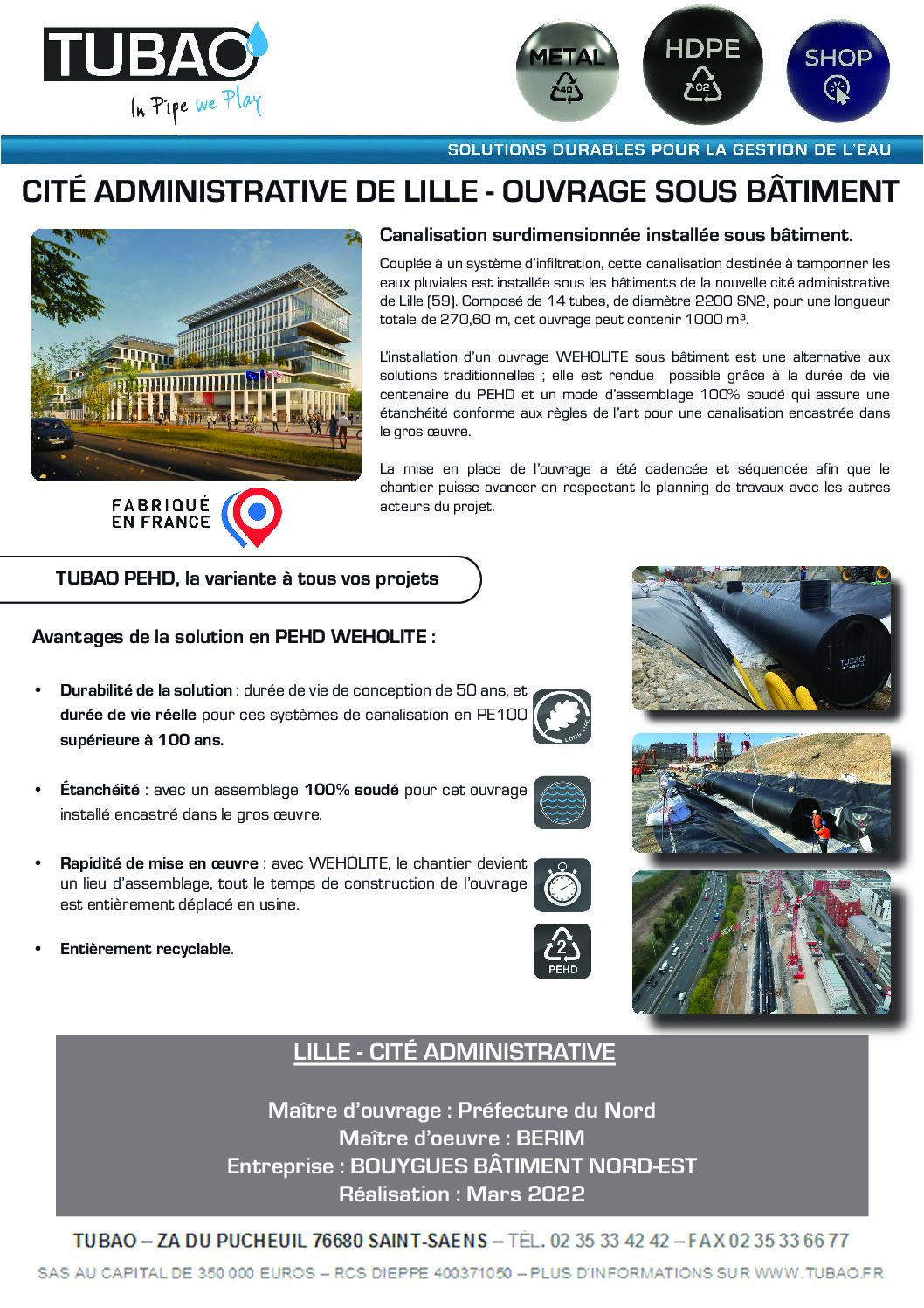 Références chantiers