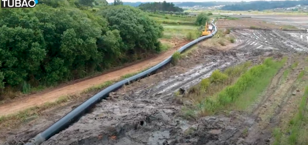 Mise ne place canalisation pehd